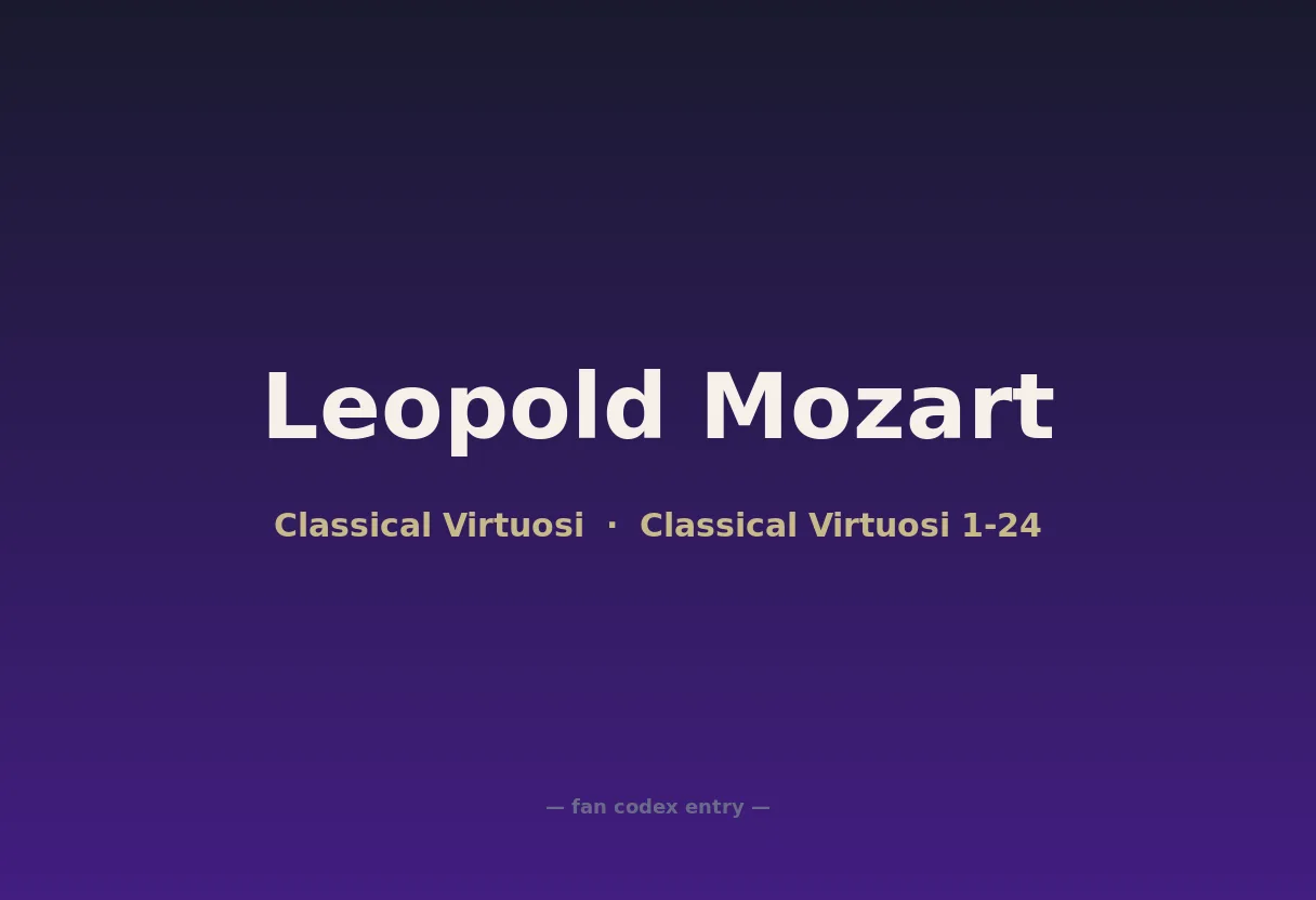 Leopold Mozart