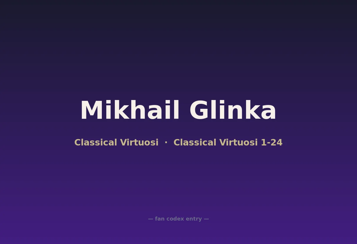 Mikhail Glinka