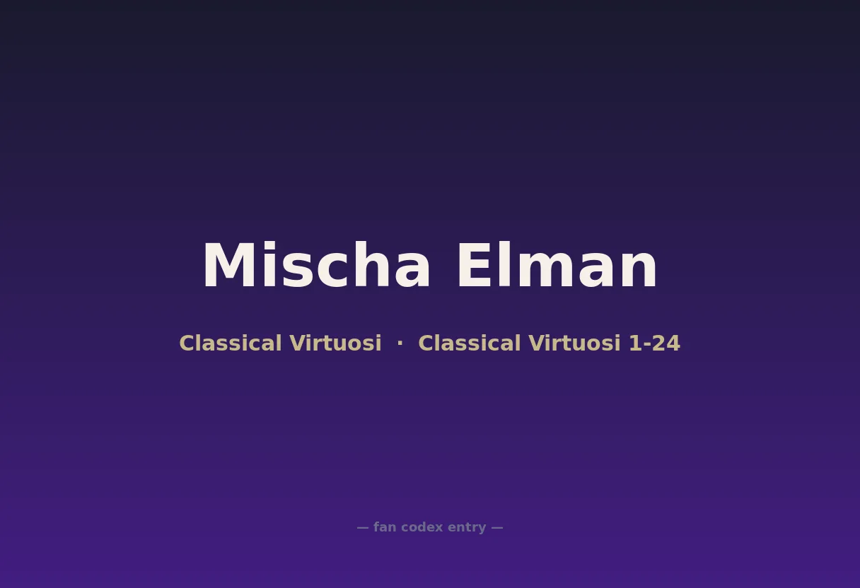 Mischa Elman