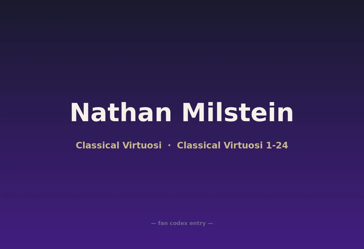 Nathan Milstein