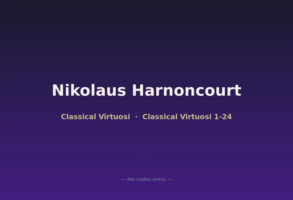 Nikolaus Harnoncourt