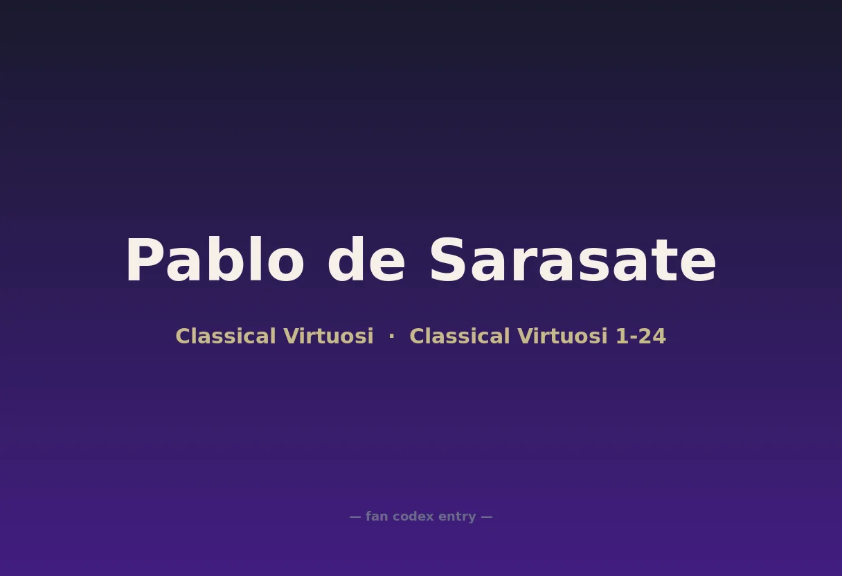 Pablo de Sarasate