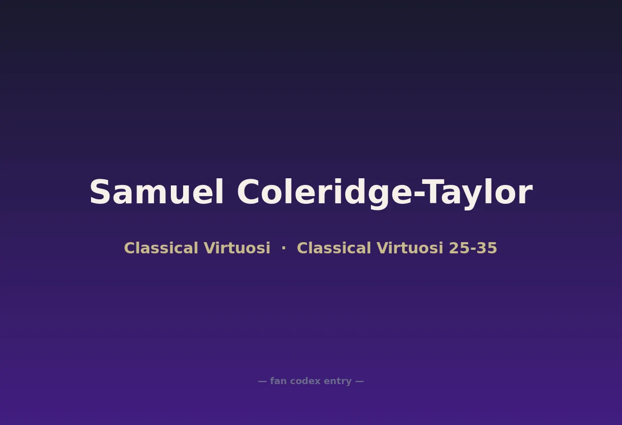 Samuel Coleridge-Taylor